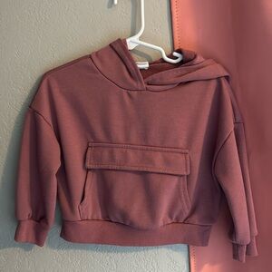 Toddler girl crop sweater